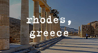 rhodes, greece